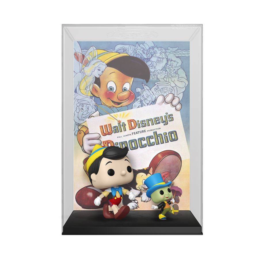 Pinocchio - Pinocchio And Jiminy Cricket Pop! Poster (Pop! Vinyl)