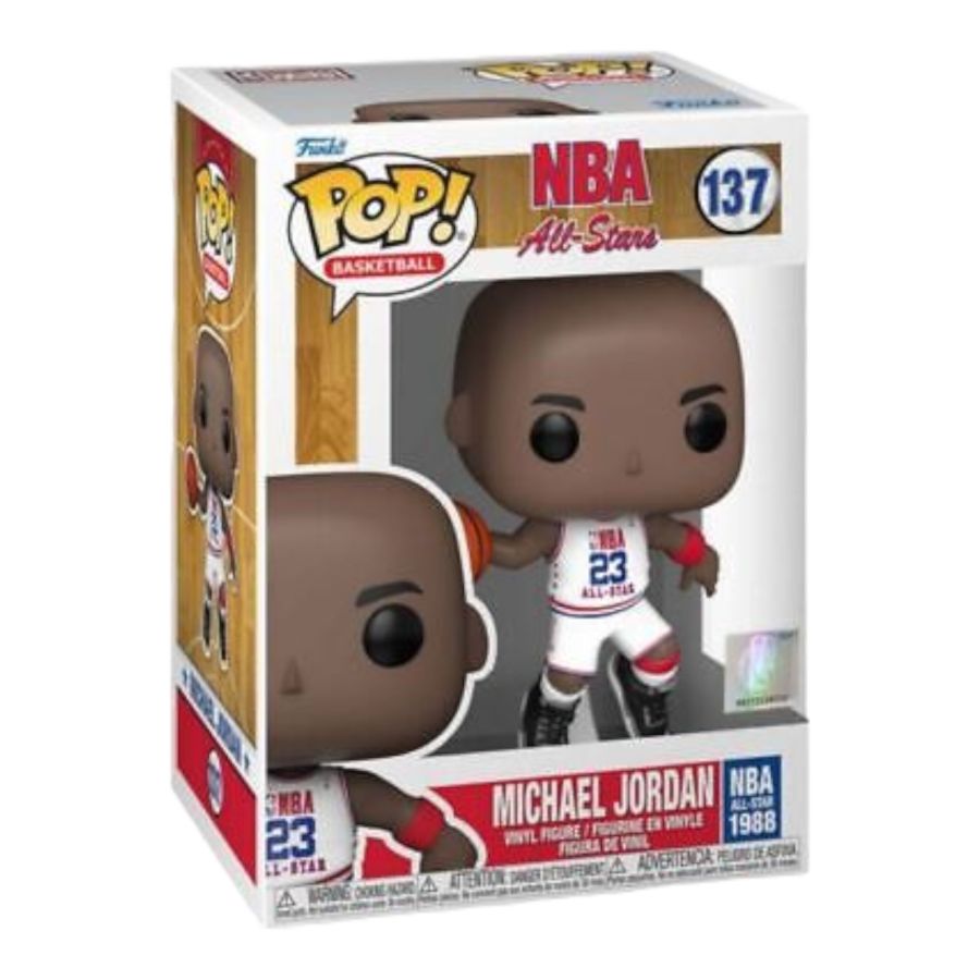 NBA: Legends - Michael Jordan White All Star Uniform 92 (Pop! Vinyl)