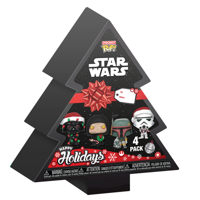 Star Wars - Holiday Tree Box Pocket 4-Pack (Pop! Vinyl)