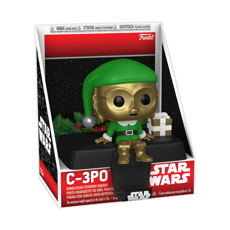 Star Wars - C-3PO Pop! Edge-Sitter Stocking Hanger (Pop! Vinyl)