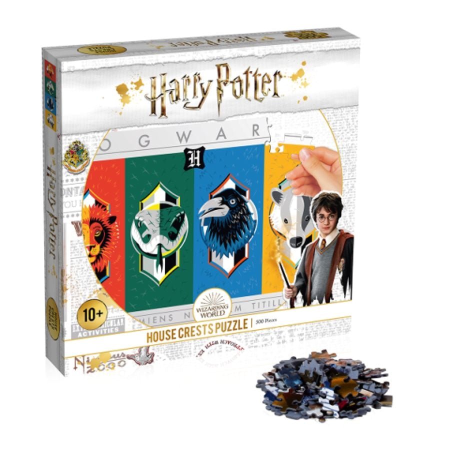 Harry Potter - House Crests 500 Piece (Jigsaw Puzzle Game)