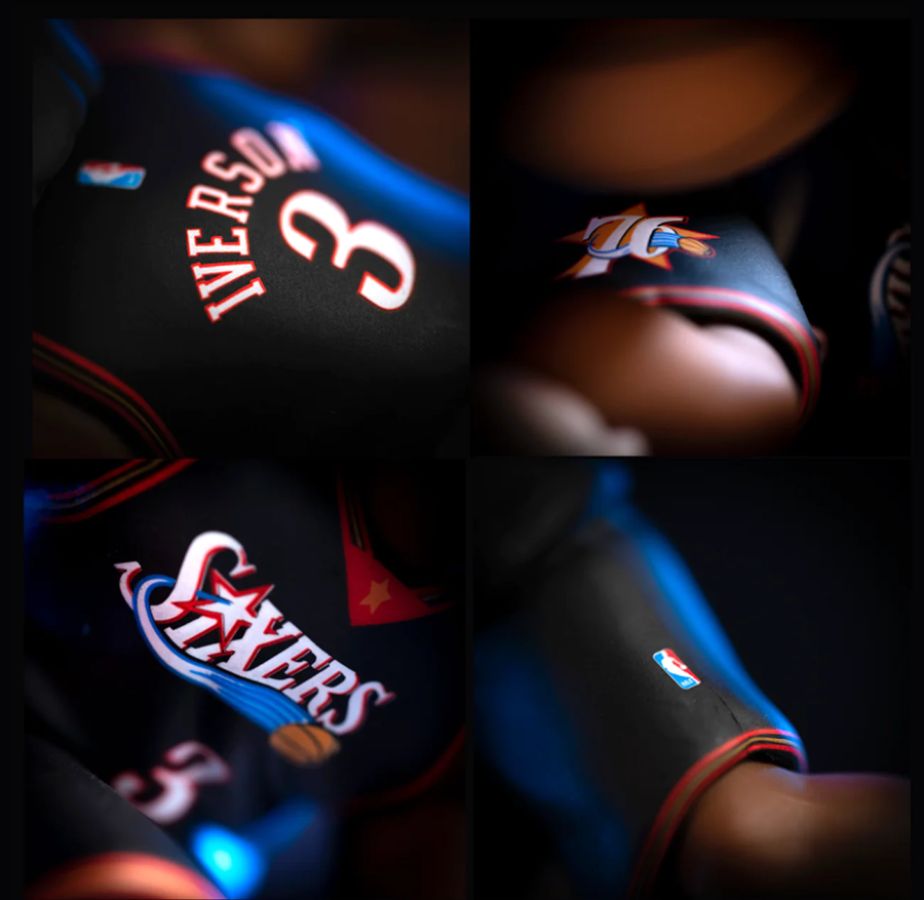 NBA - Allen Iverson 76ers Mini 6" (Vinyl Figure)