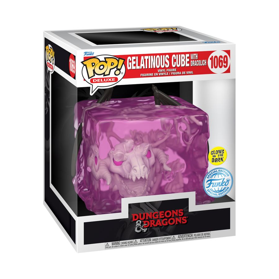 Dungeons And Dragons - Gelatinous Cube With Dracolich Glow Deluxe (Pop! Vinyl)