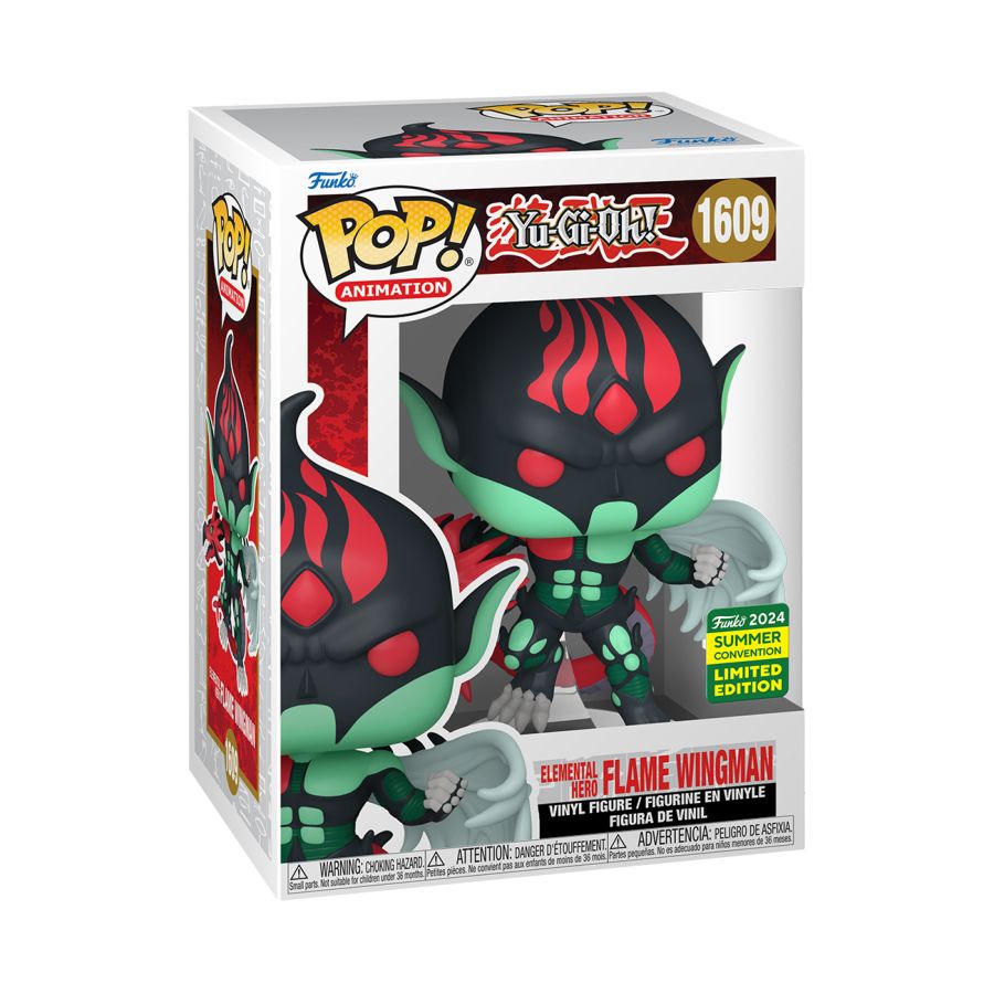 Yu-Gi-Oh! - Elemental Hero Flame Wingman SDCC 2024 (Pop! Vinyl)