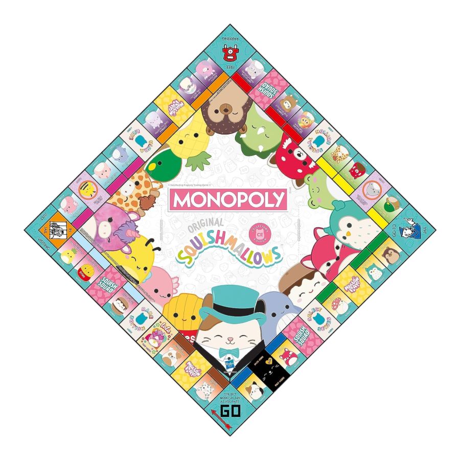 Squishmallows Edition (Monopoly Board Game)