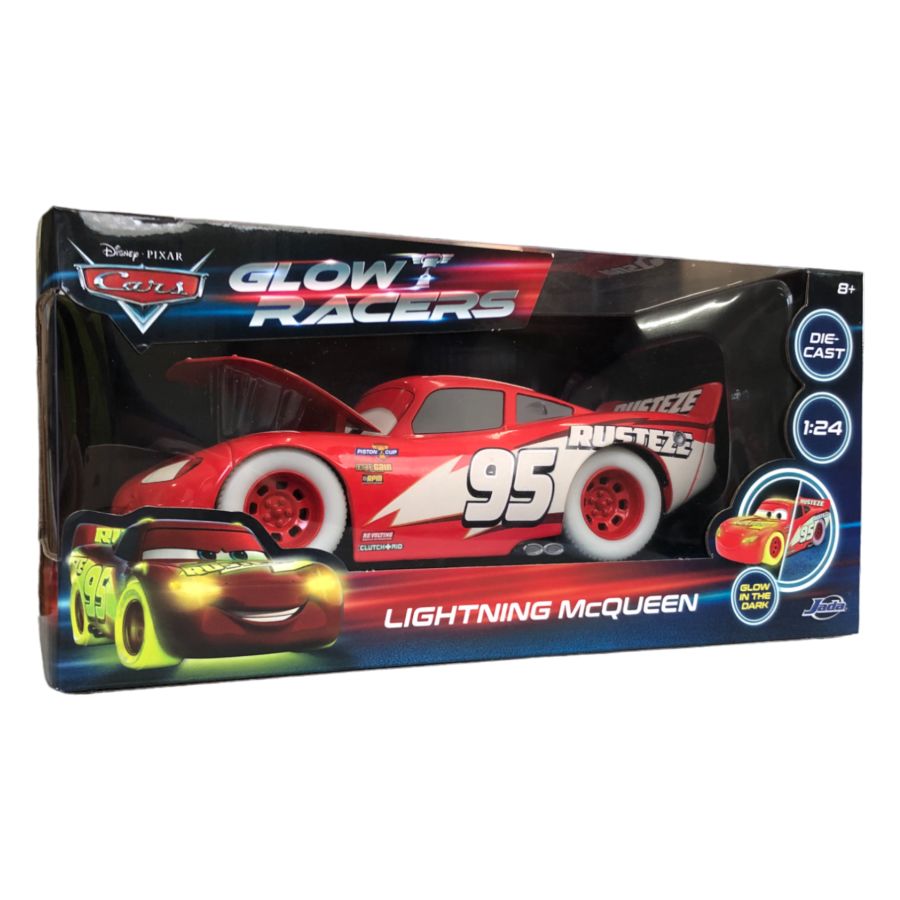 Cars - Lightning McQueen Glow 1:24 Diecast (Model Car)