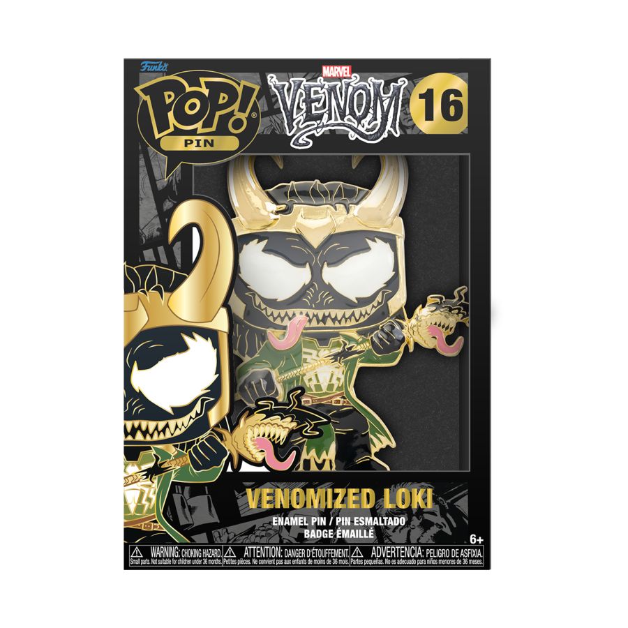 Venom - Venomised Loki 4" Pop! Enamel Pin (Pop! Vinyl Pin)