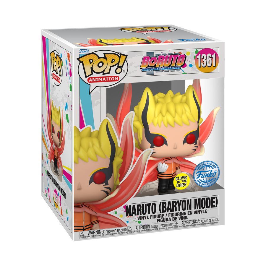 Boruto - Naruto Baryon Mode Glow 6" (Pop! Vinyl)