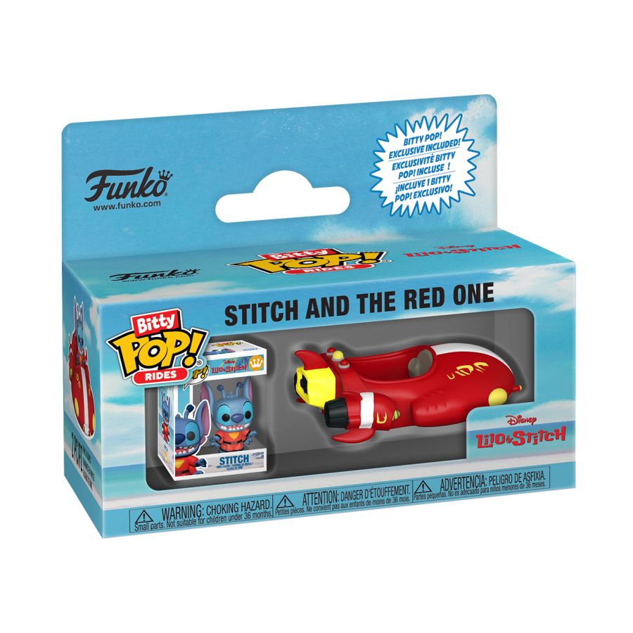 Lilo And Stitch - The Red One With Stitch Bitty Pop! Ride (Pop! Vinyl)