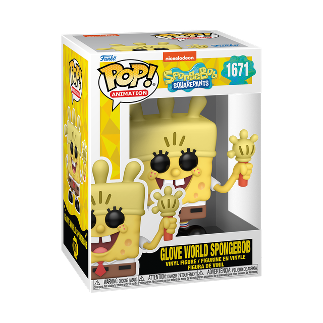 Spongebob: 25th - Spongebob With Glove Light (Pop! Vinyl)