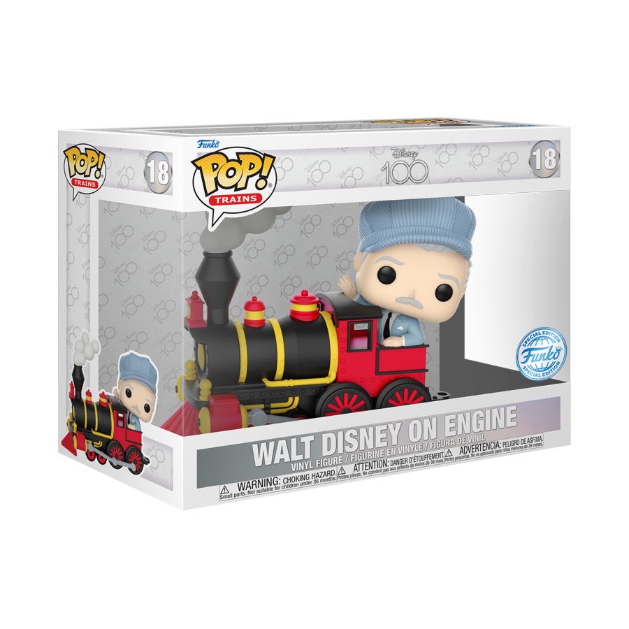 Disney: D100 - Walt Disney On Engine Pop! Train (Pop! Vinyl)