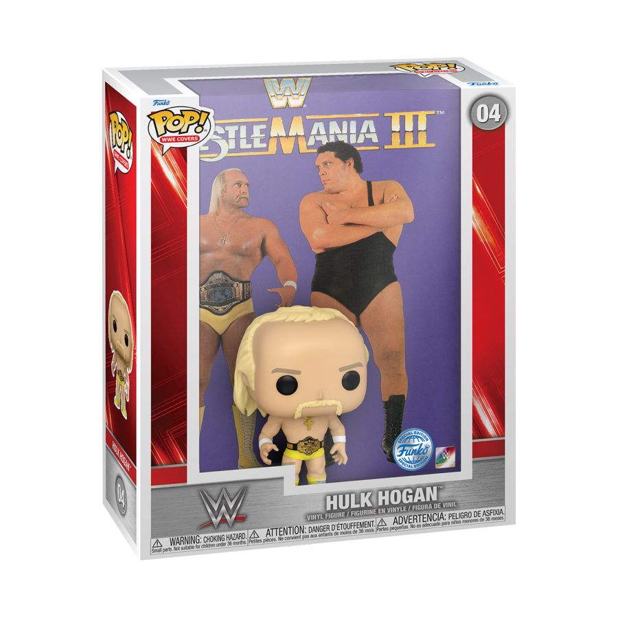 WWE - Hulk vs Andre - Hulk Hogan Pop! Cover (Pop! Vinyl)