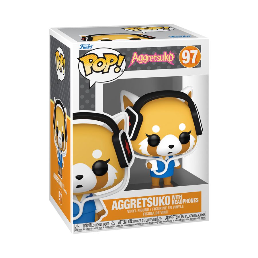 Aggretsuko - Aggretsuko With Headphones (Pop! Vinyl)