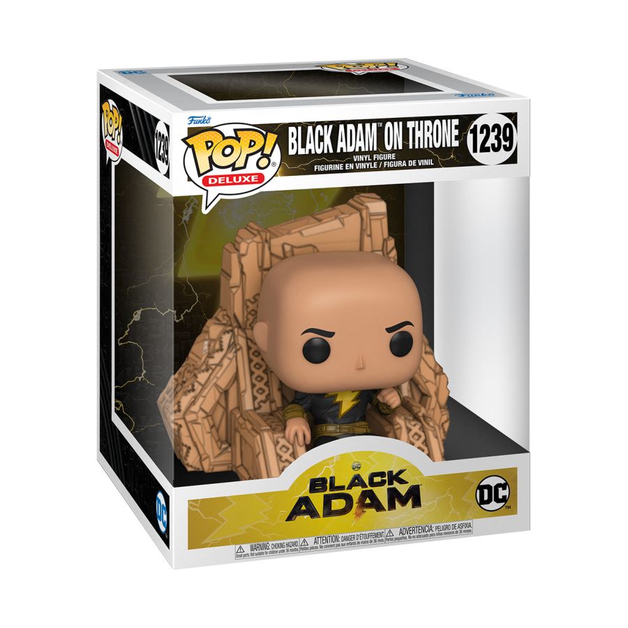 Black Adam 2022 - Black Adam On Throne Deluxe (Pop! Vinyl)