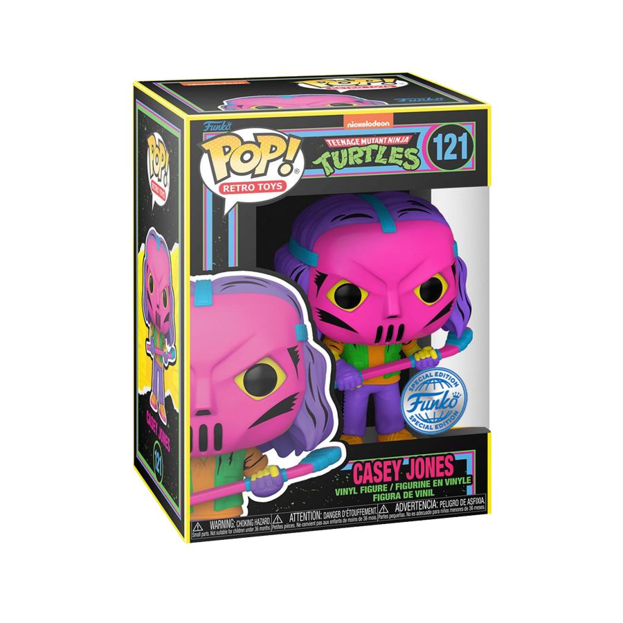 Teenage Mutant Ninja Turtles Comic - Casey Jones Blacklight (Pop! Vinyl)