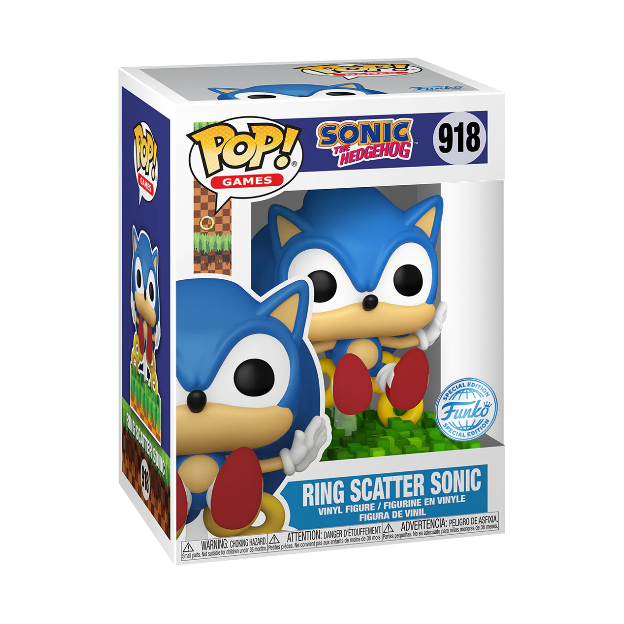 Sonic - Ring Scatter Sonic (Pop! Vinyl)