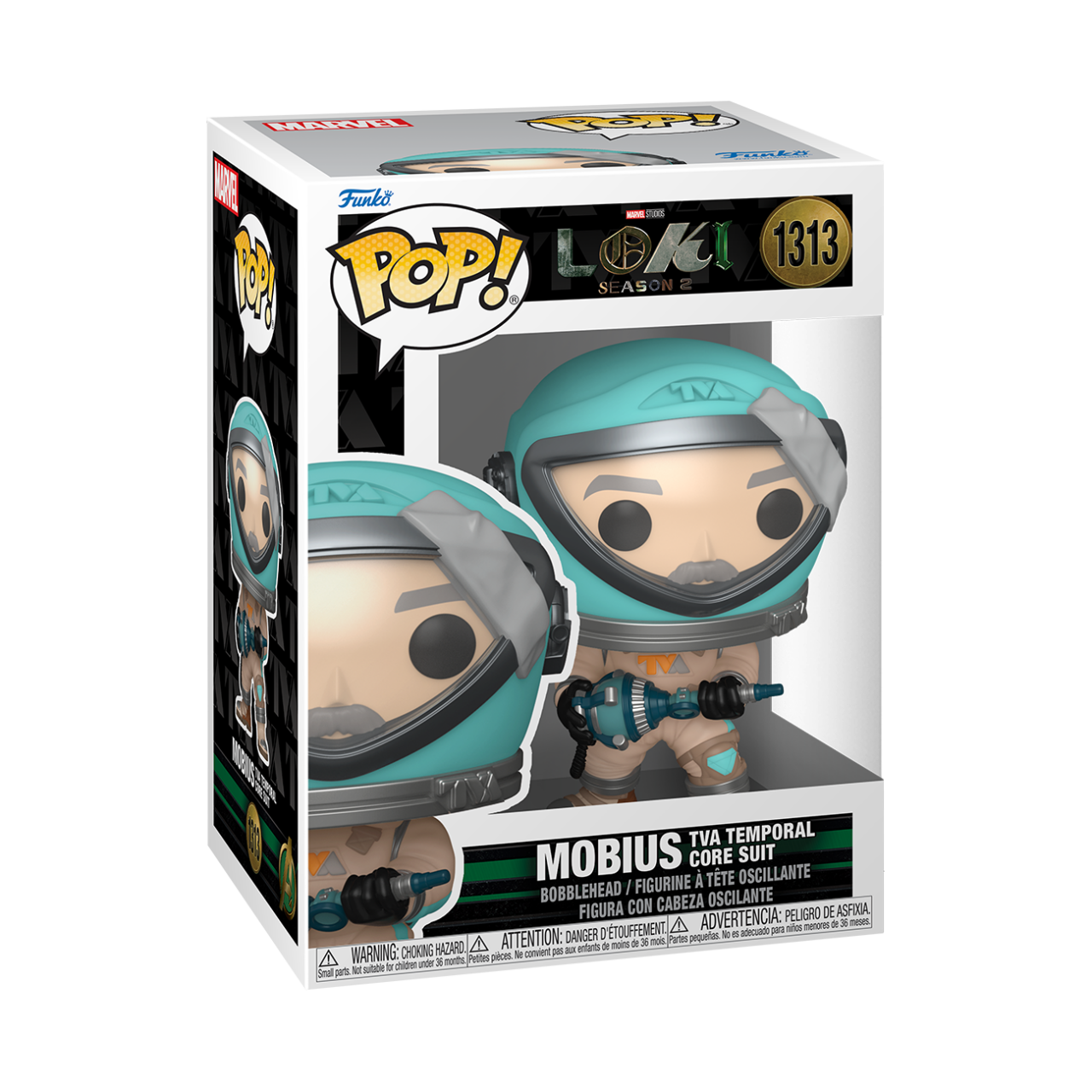 Loki TV - Mobius With TVA Temporal Core Suit (Pop! Vinyl)
