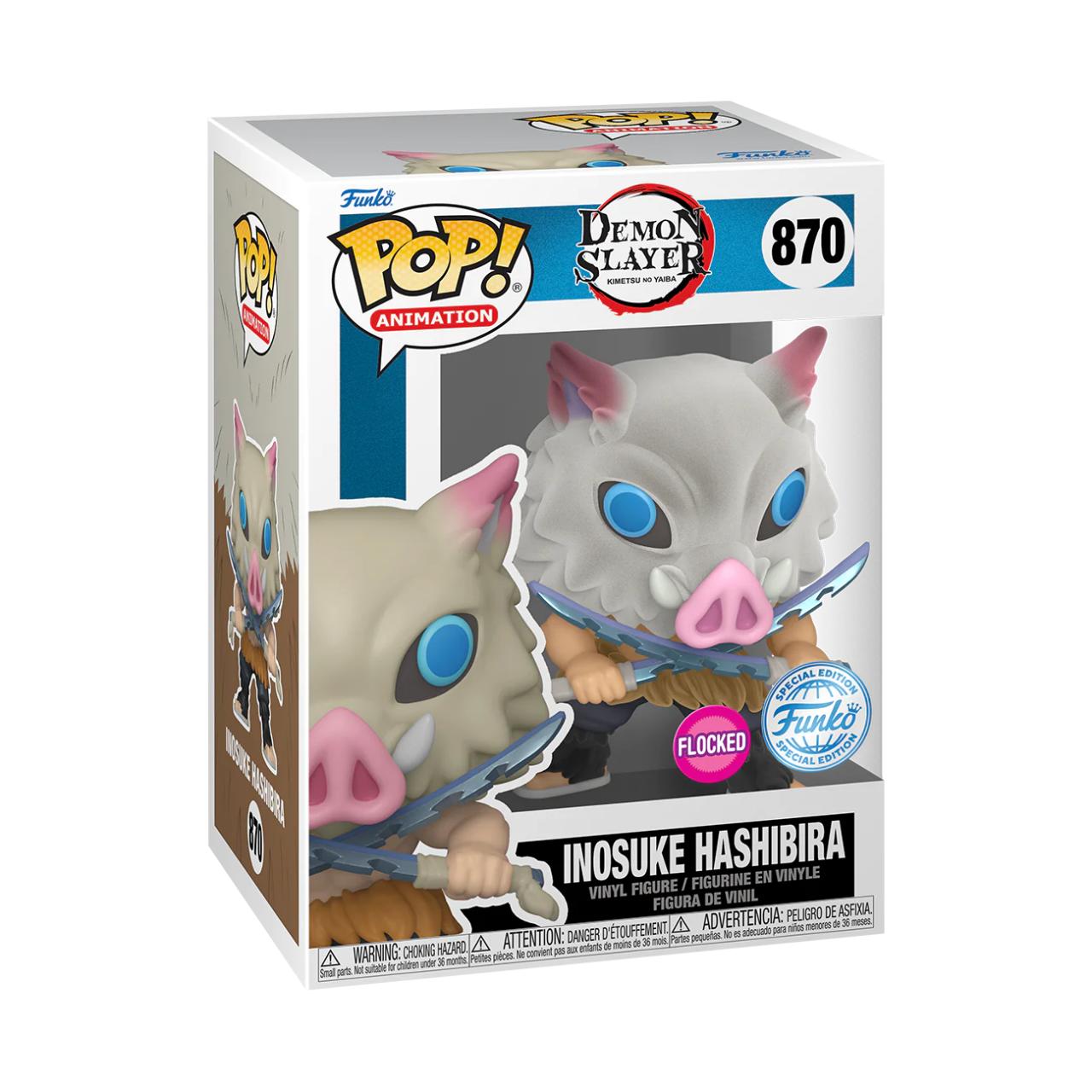 Demon Slayer - Inosuke Flocked (Pop! Vinyl)
