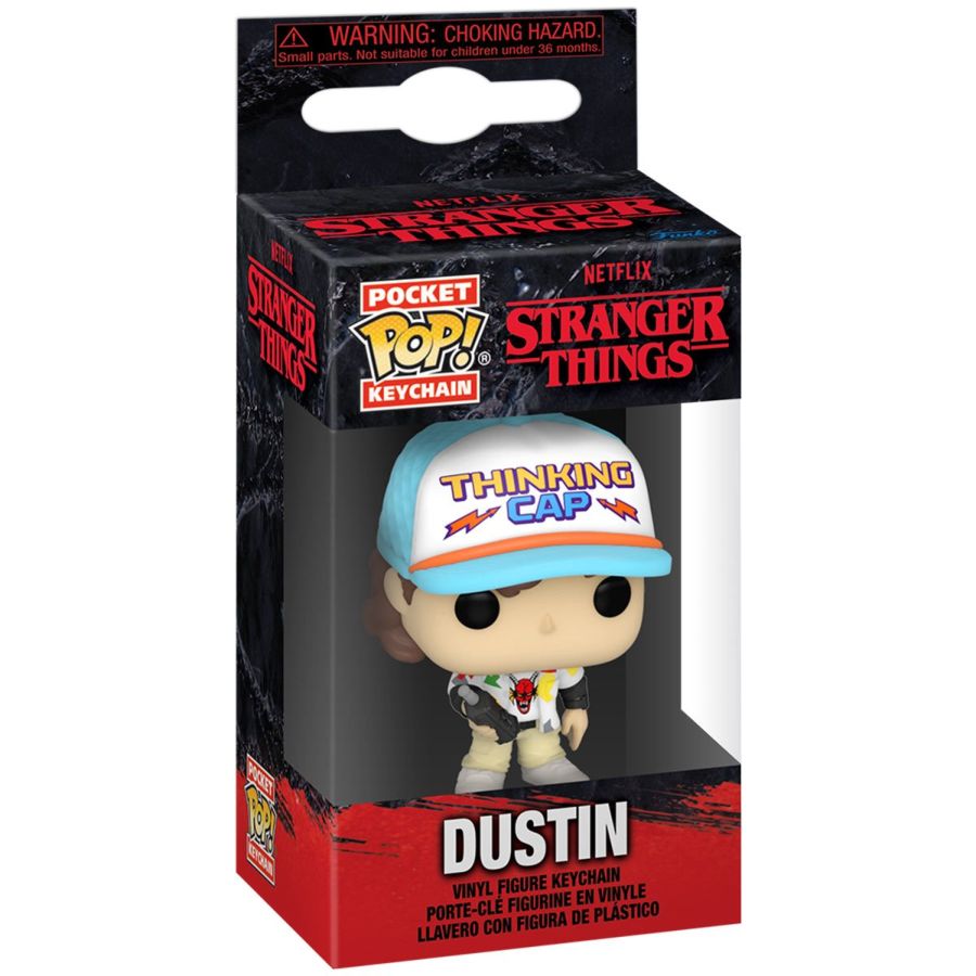 Stranger Things - Dustin Season 4 Pocket Keychain (Pop! Vinyl)