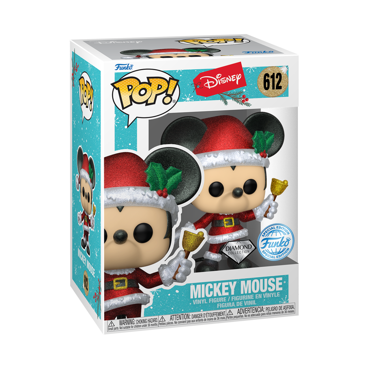 Disney - Mickey Holiday Diamond Glitter (Pop! Vinyl)