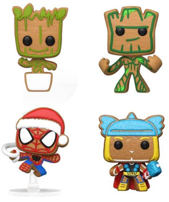 Marvel - Tree Holiday Box Pocket 4-Pack (Pop! Vinyl)