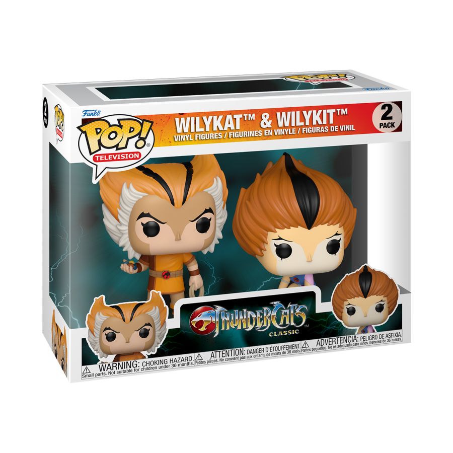Thundercats - Wilykat And Wilykit 2-Pack (Pop! Vinyl)