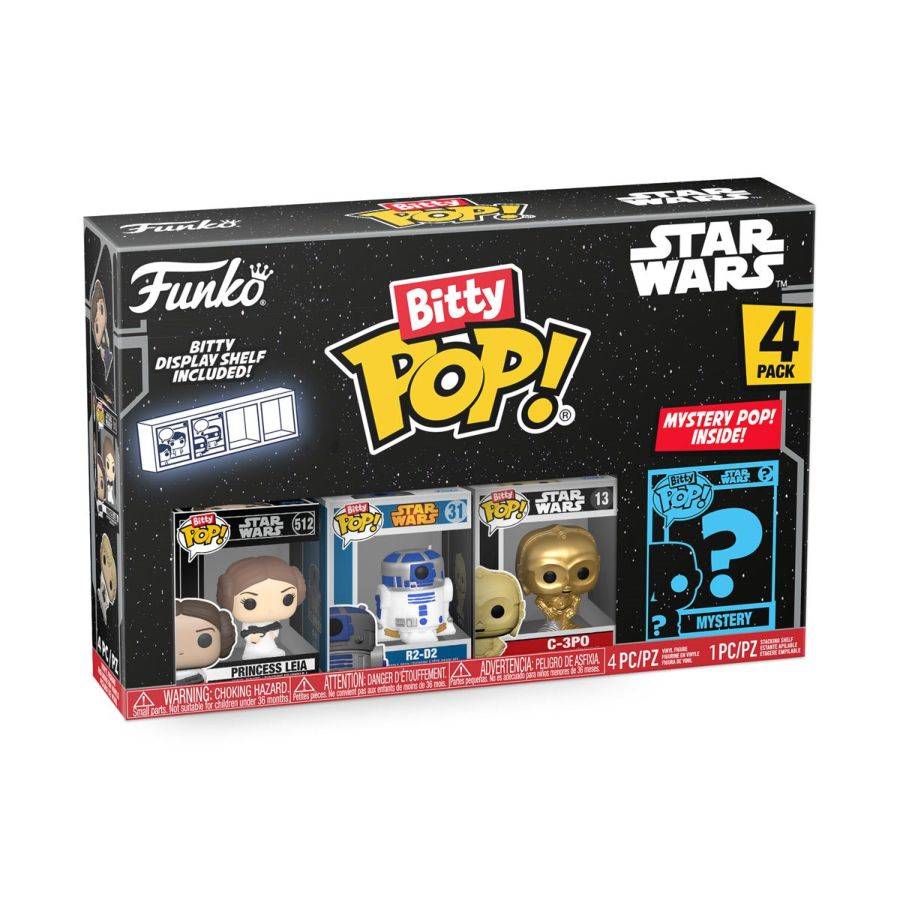 Star Wars - Princess Leia Bitty 4-Pack (Pop! Vinyl)