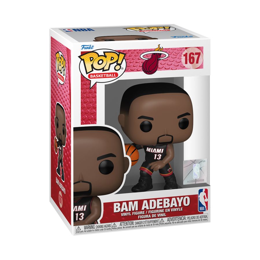 NBA Basketball - Bam Adebayo Miami Heat (Pop! Vinyl)