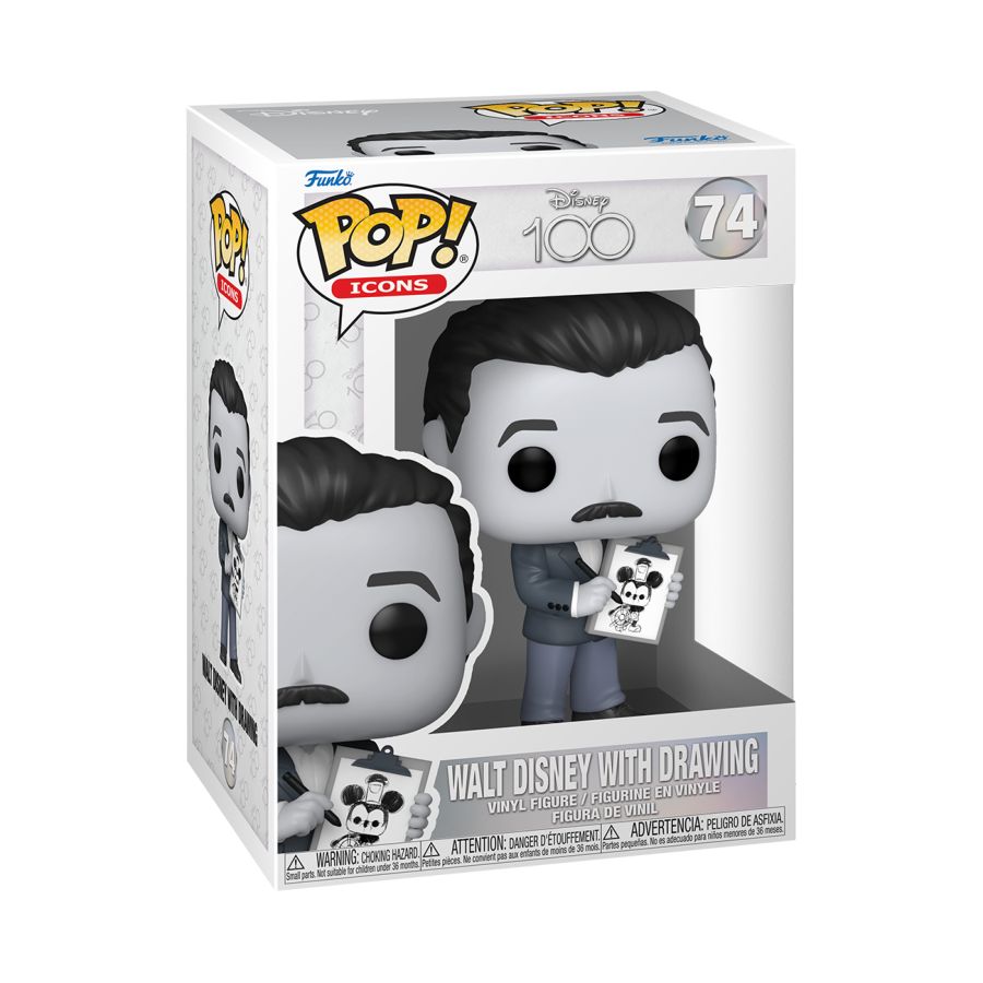Disney 100th - Walt Disney With Drawing (Pop! Vinyl)