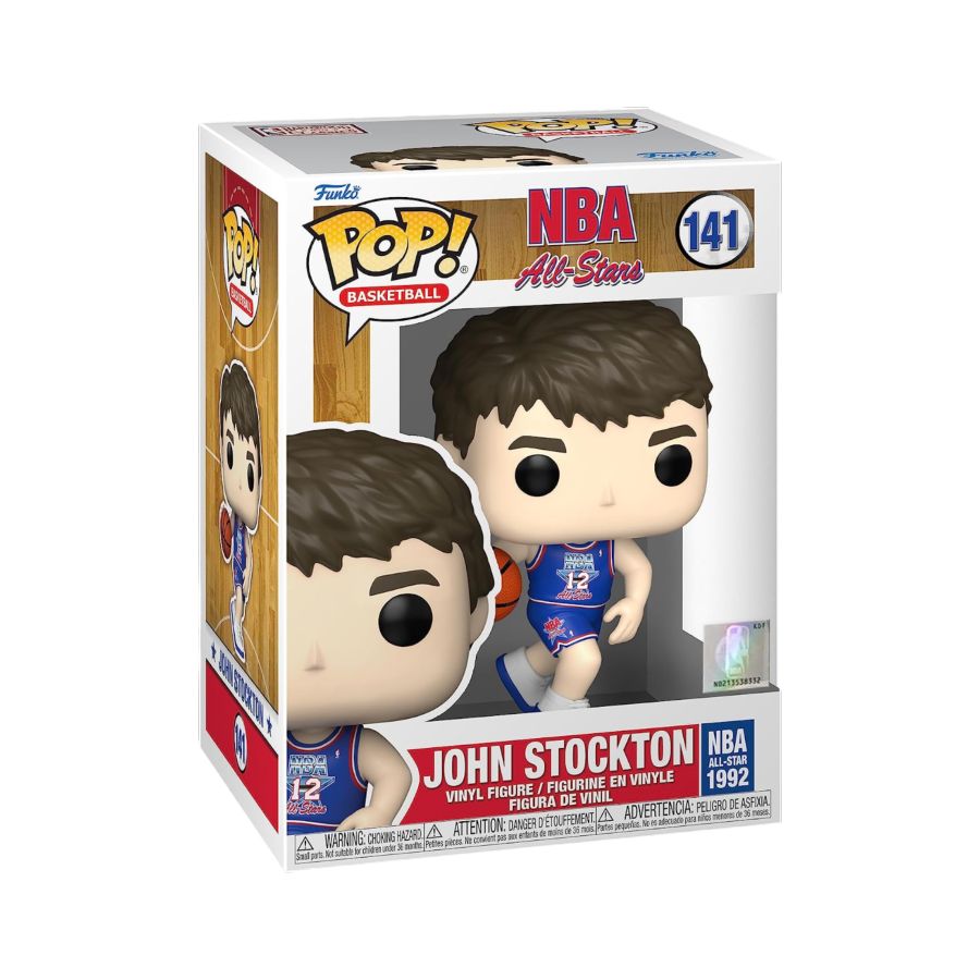 NBA: Legends - John Stockton Blue All Star Uniform 92 (Pop! Vinyl)