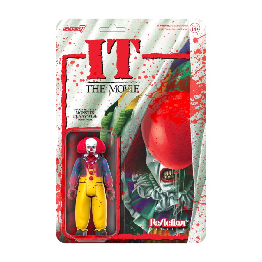 It (1990) - Bloody Pennywise 3.75" ReAction (Action Figure)