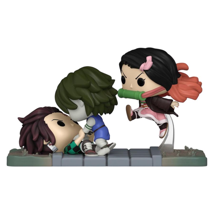 Demon Slayer - Tanjiro And Nezuko Vs Temple Demon Pop! Moment (Pop! Vinyl)