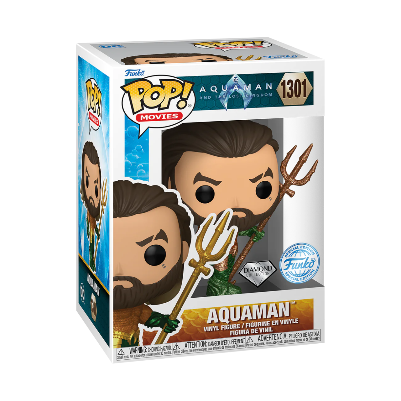 Aquaman 2 - Aquaman Diamond Glitter (Pop! Vinyl)