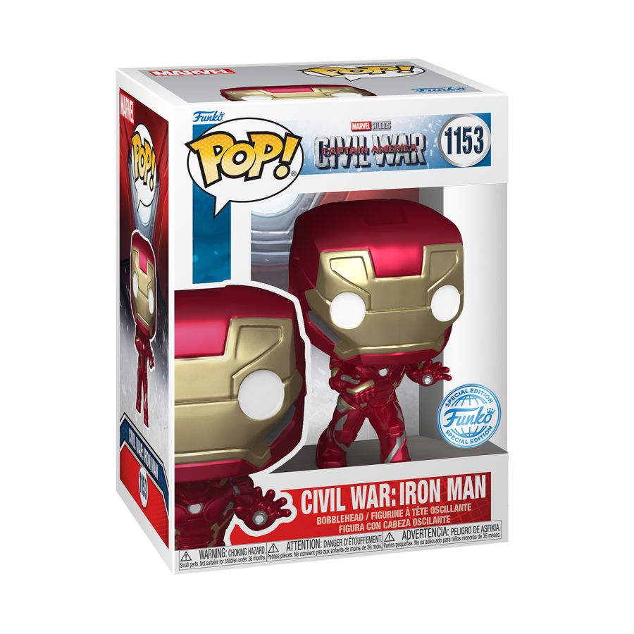 Captain America 3: Civil War - Iron Man Build-A-Scene (Pop! Vinyl)