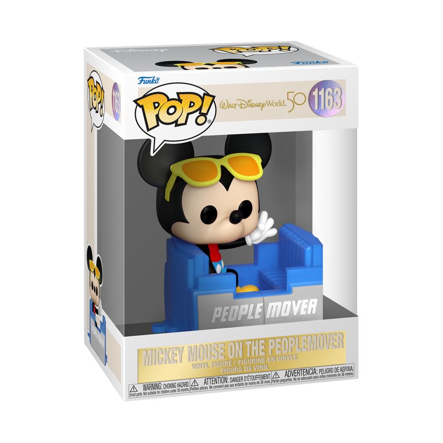 Disney World - Mickey Mouse On People Mover 50th Anniversary (Pop! Vinyl)