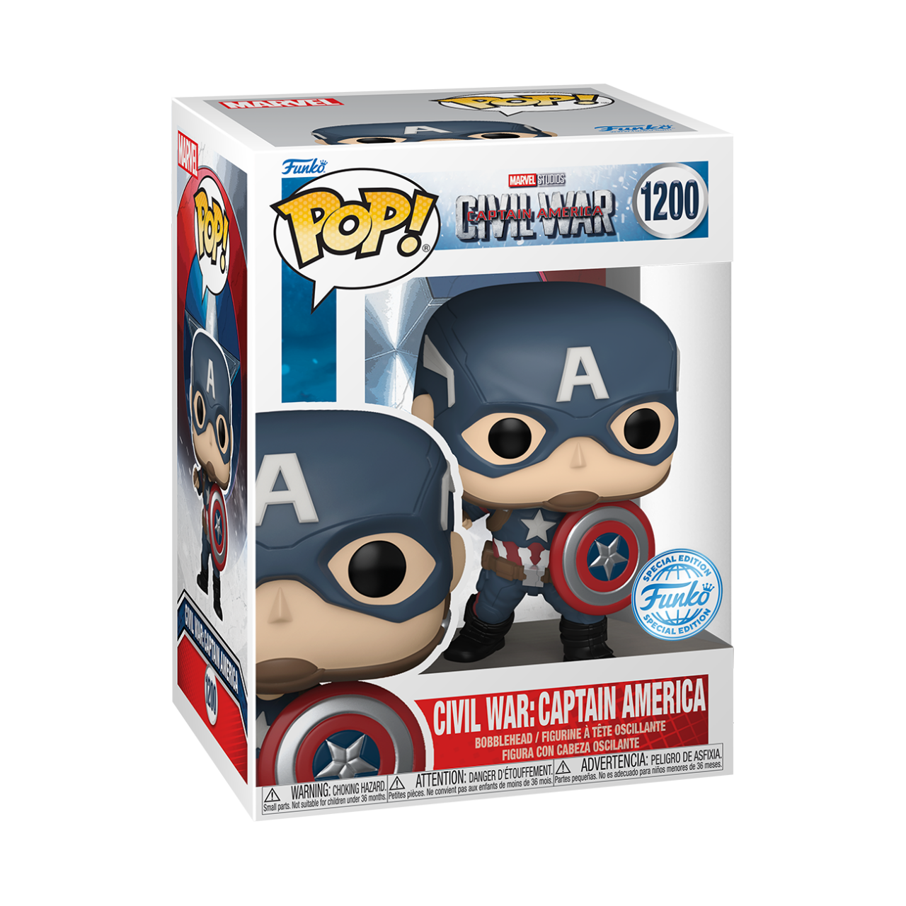 Captain America 3 - Captain America Build-A-Scene (Pop! Vinyl)