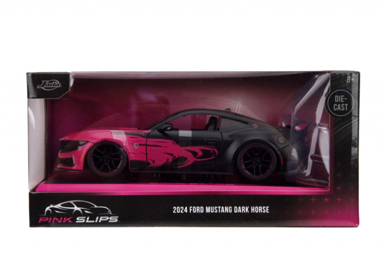 Pink Slips - 2024 Ford Mustang Dark Horse 1:24 Scale Diecast (Model Car)