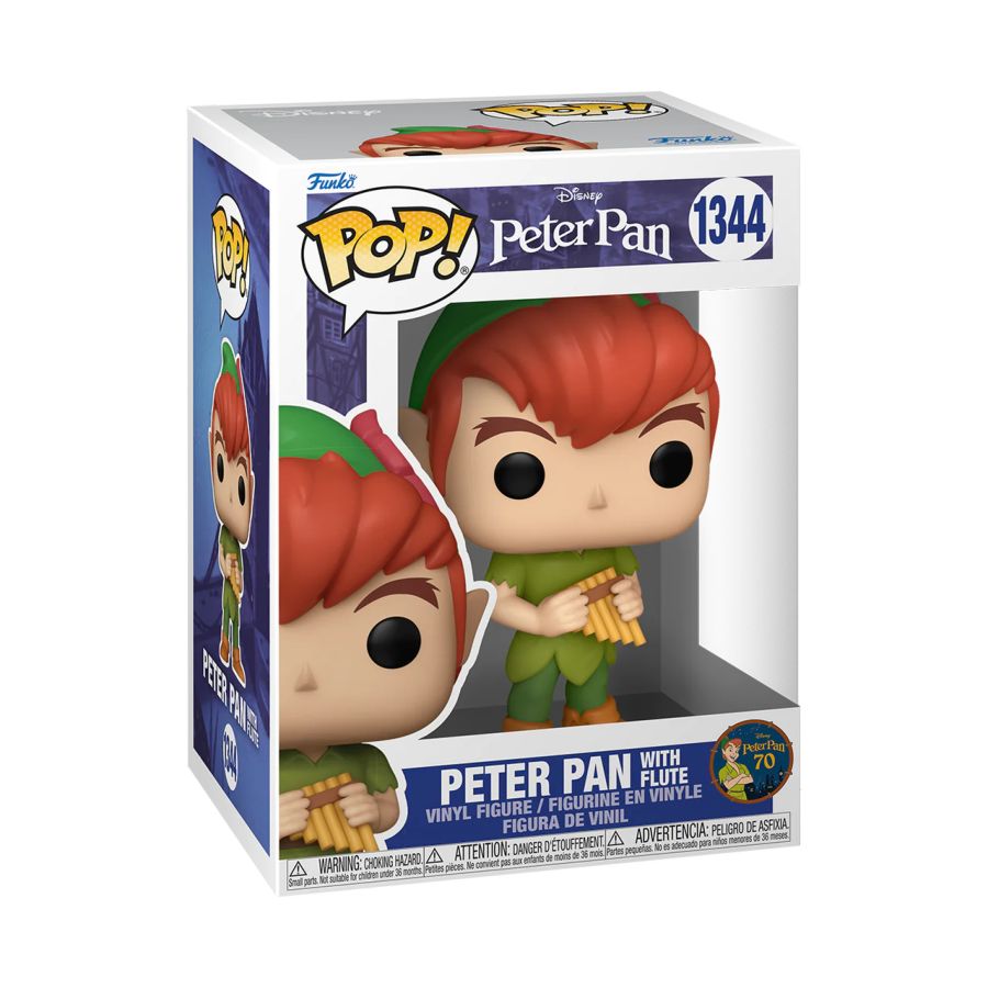 Peter Pan 70th Anniversary - Peter Pan With Flute (Pop! Vinyl)