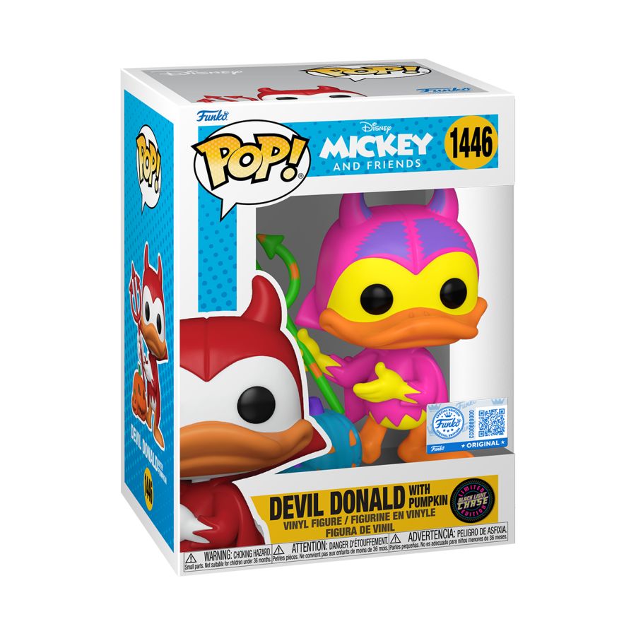 Disney - Devil Donald With Pumpkin (Pop! Vinyl)