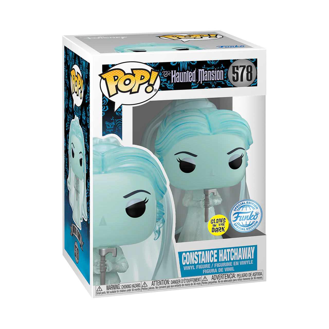Haunted Mansion - The Bride Glow (Pop! Vinyl)