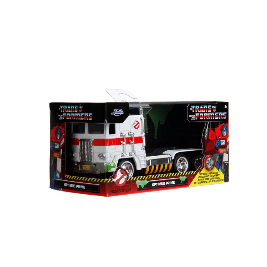 Transformers - Optimus Prime x Ecto-1 Mash-up 1:32 Scale Diecast (Model Vehicle)