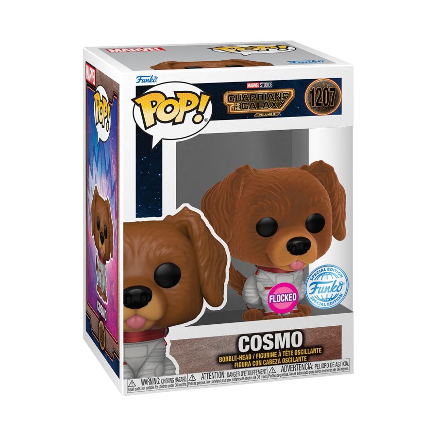 Guardians Of The Galaxy: Volume 3 - Cosmo Flocked (Pop! Vinyl)