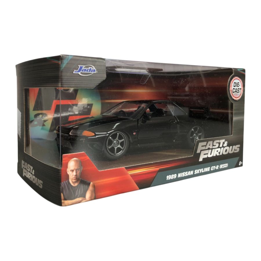 Fast And The Furious - 1:32 Scale 1989 Nissan Skyline GT-R R32 Diecast (Model Car)
