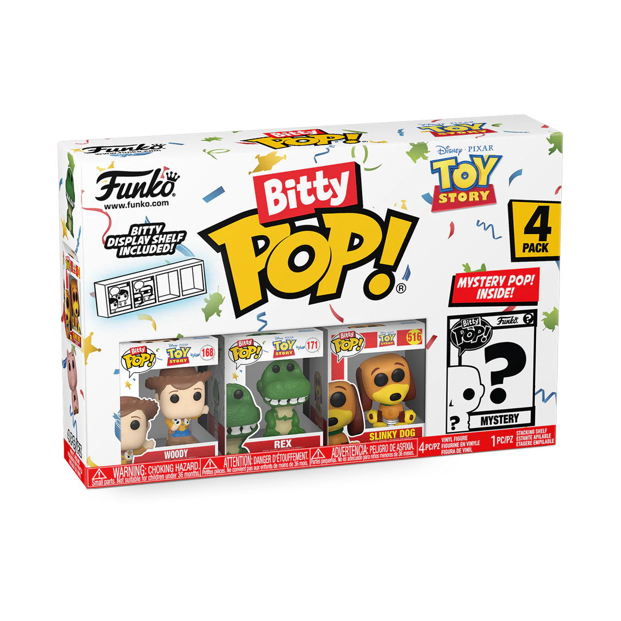 Toy Story - Woody Bitty 4-Pack (Pop! Vinyl)