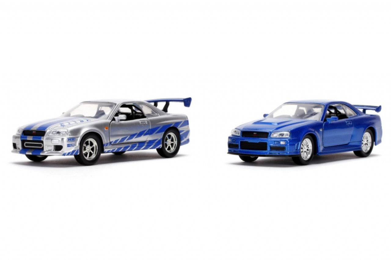 Fast And Furious - Brian's Nissan Skyline GT-R Twin Pack 1:32 Scale (Model Car)