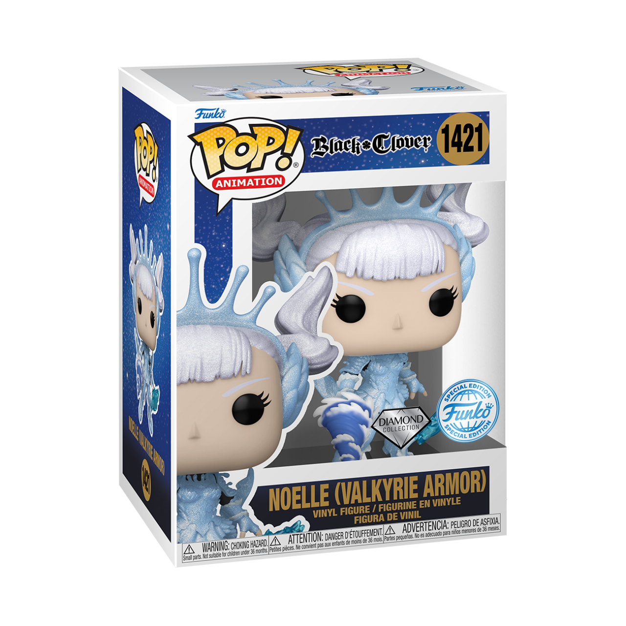 Black Clover - Noelle Valkyrie Armor Diamond Glitter (Pop! Vinyl)