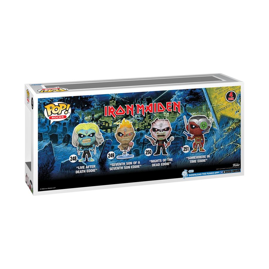 Iron Maiden - Eddie Glow 4-Pack (Pop! Vinyl)