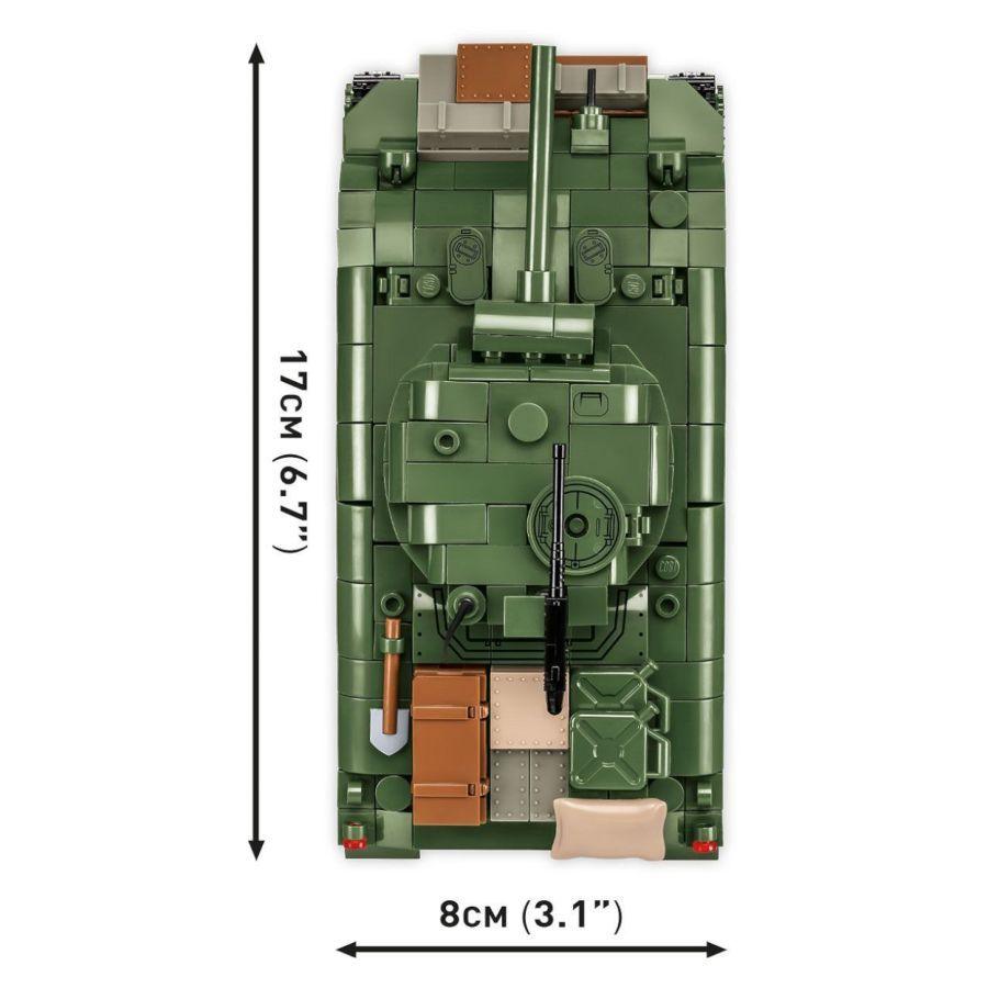 World War 2 - M4A1 Sherman Construction Brick Set (663 Pieces)