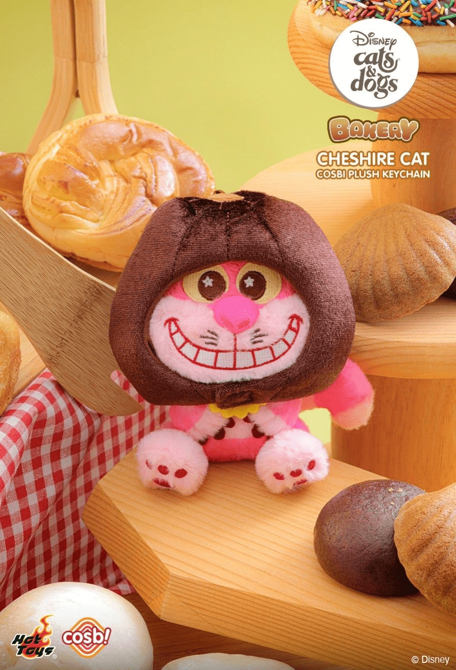 Disney - Cats & Dogs Bakery Cosbi Plush Keychain Collection Assortment (Display of 6)