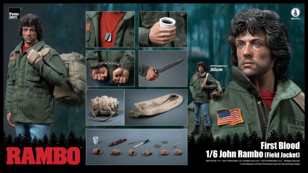Rambo: First Blood - John Rambo (Field Jacket) 1:6 Scale Action Figure